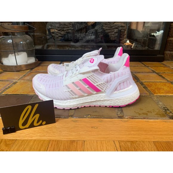 adidas Shoes - Women’s 6 /6.5 Adidas Ultraboost CC ClimaCool “White Pink” Athletic Running Shoe